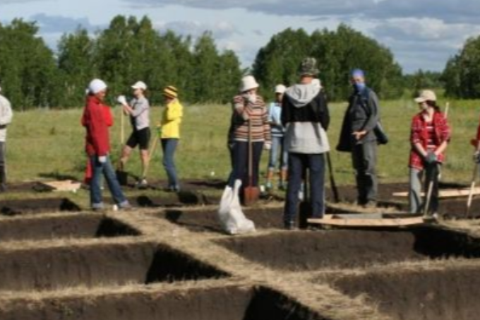 Археологические работы в Северном Казахстане